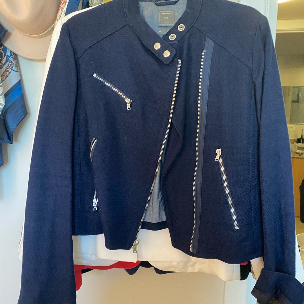 Gap bomber biker jacket